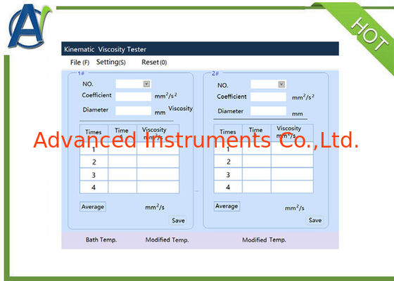 ASTM D445 Automatic Kinematic Viscometer Oil Viscosity Testing Equipment
